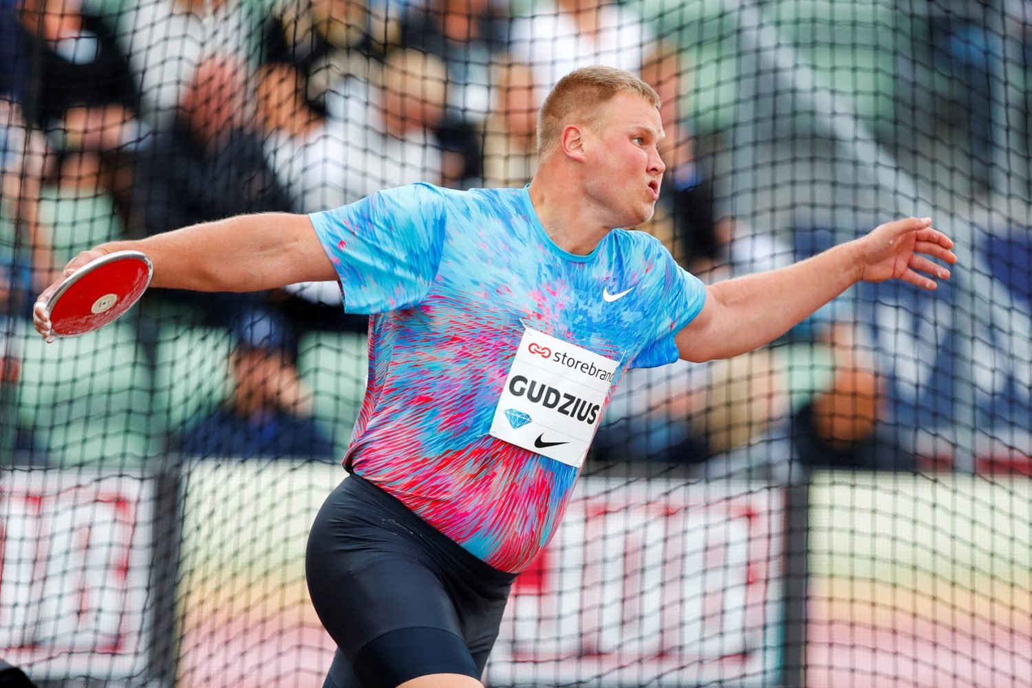 Athletics - IAAF Athletics Diamond League - Men's Discus Throw - Bislett Stadium, Oslo, Norway - June 15, 2017 Andrius Gudzius of Lithuania in action. Heiko Junge/NTB scanpix/via REUTERS    ATTENTION EDITORS - THIS IMAGE WAS PROVIDED BY A THIRD PARTY. NORWAY OUT.