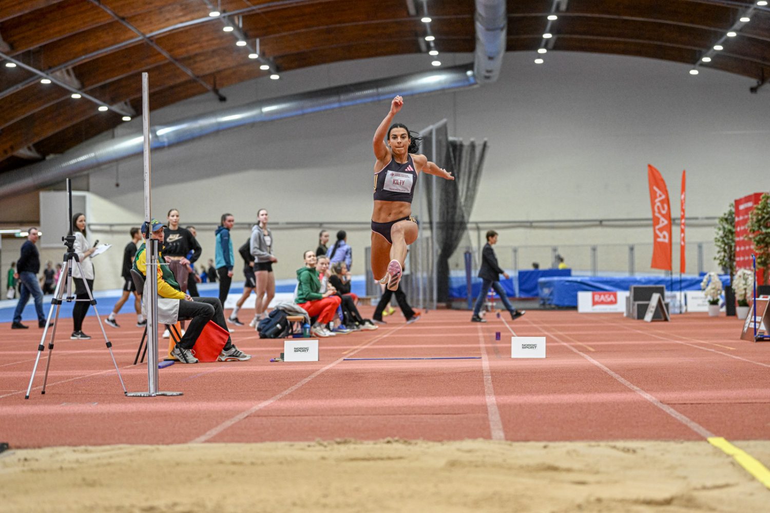 2024 02 18. LAF čempionatas Panevežys - antra diena. fotografas Alfredas Pliadis