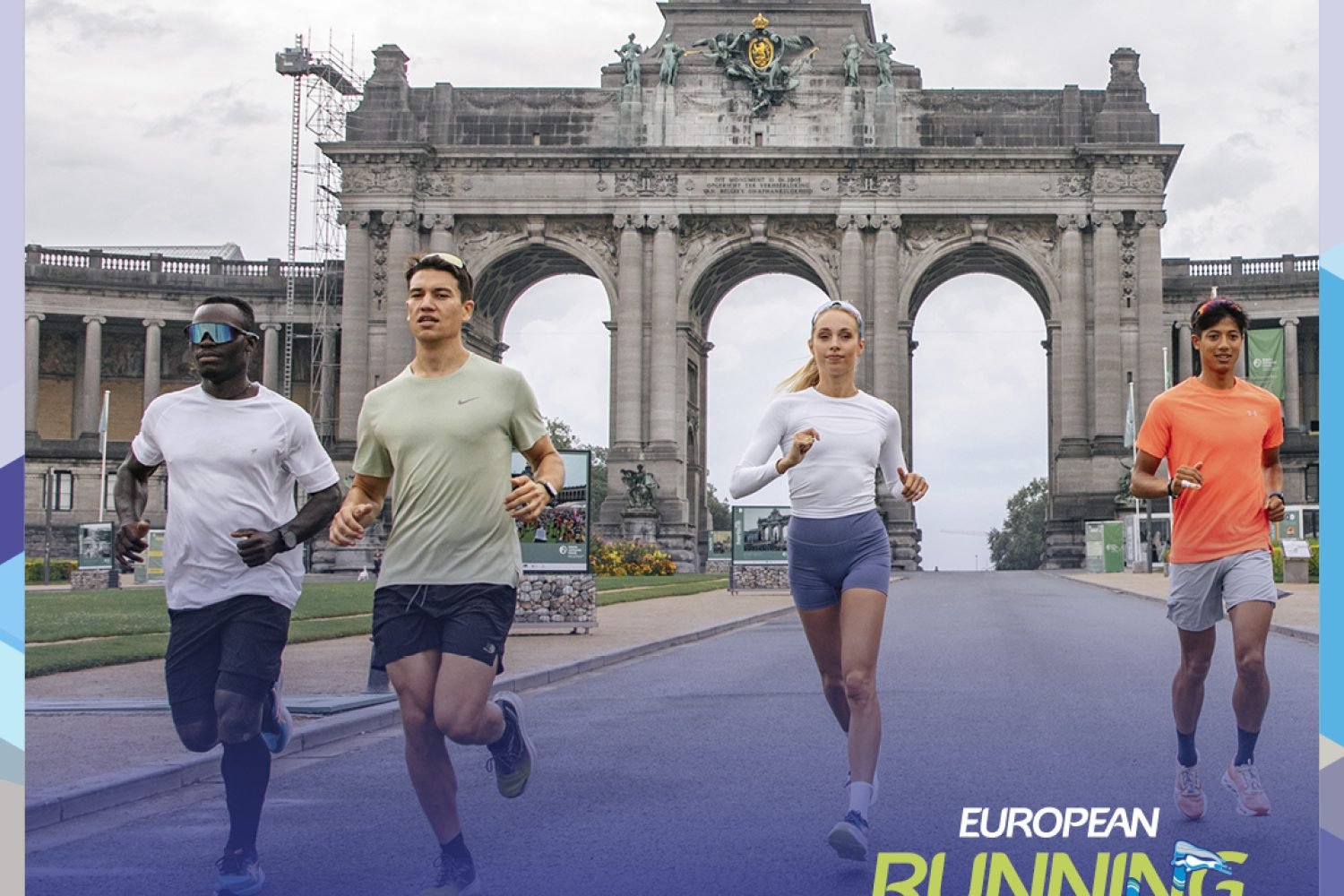 Europos bėgimo plentu čempionato plakatas