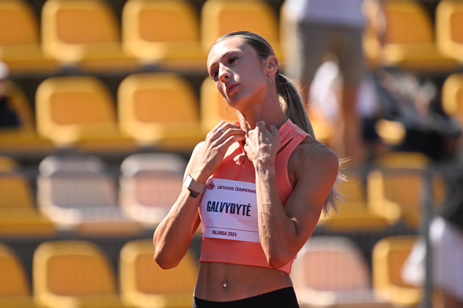 2024 06 29. Lietuvos lengvosios atletikos čempionatas Palangoje. Antra diena. Fotografas Alfredas Pliadis