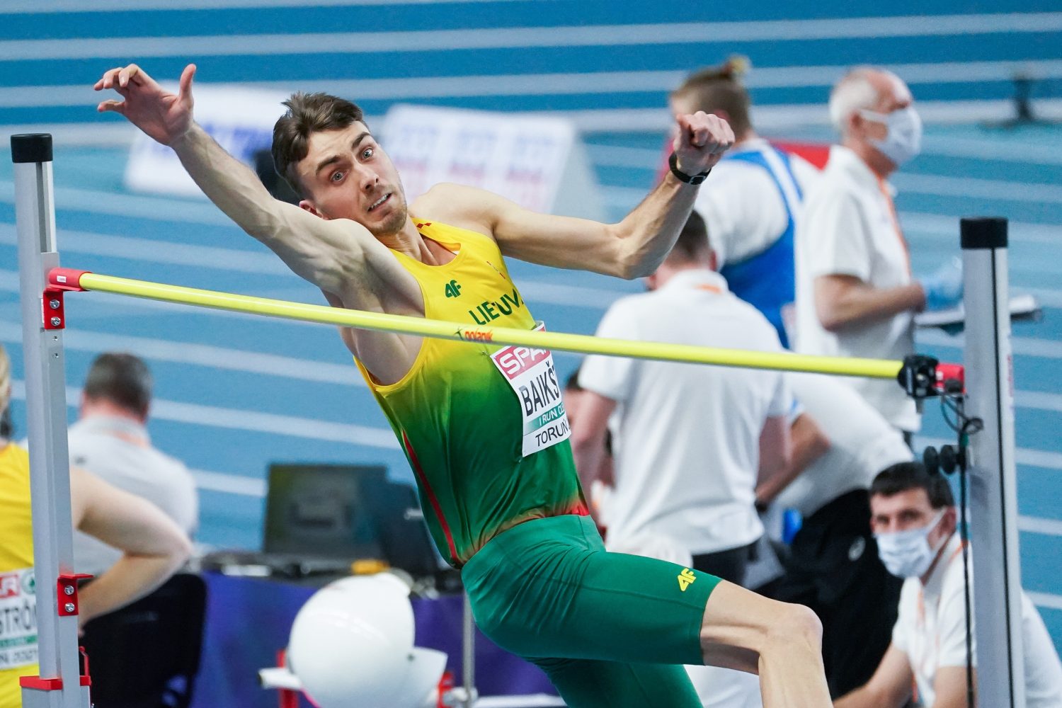 TORUN, POLAND - MARCH 04: BAIKŠTYS Juozas during European Athletics Indoor Championships on March 4, 2021 in Torun, Poland. (Photo by Grzegorz Olkowski / European Athletics)