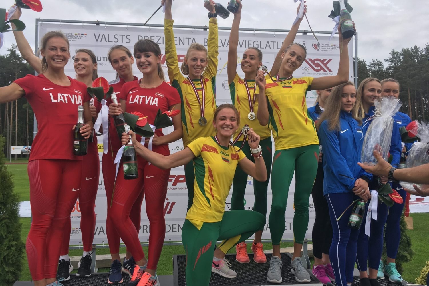 Moterų 4x400 m komanda tapo Baltijos šalių čempionėmis